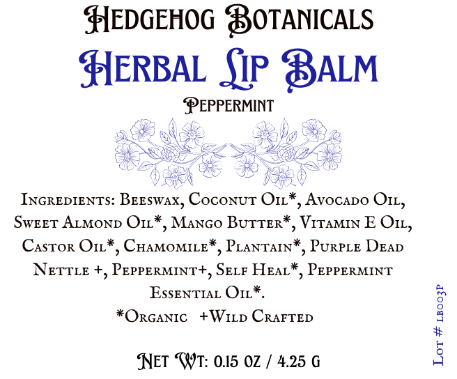 Herbal Lip Balm - Peppermint