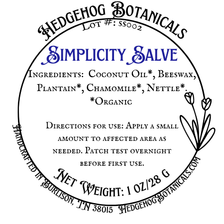 Simplicity Salve